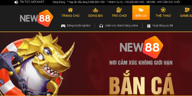 Khám phá kho game đồ sộ tại nhà cái New88