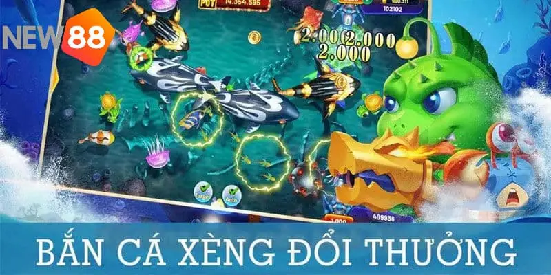 Giao diện game bắn cá xèng